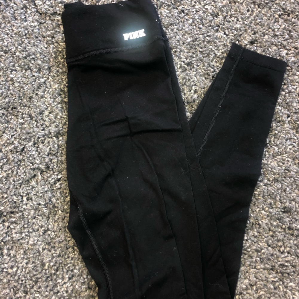 PINK Victoria Secret black leggings